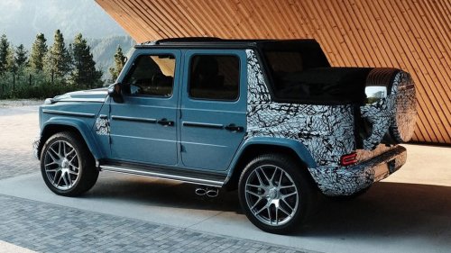 Mercedes, Mercedes-AMG’s G-Class Cabrio Is A Convertible That Doesn’t Fully Convert