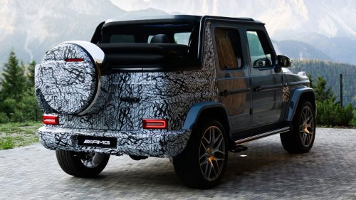 Mercedes, Mercedes-AMG’s G-Class Cabrio Is A Convertible That Doesn’t Fully Convert