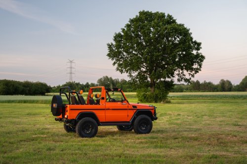 There’s Little “Period-Correct” About EMC’s Orange G-Wagen Restomod