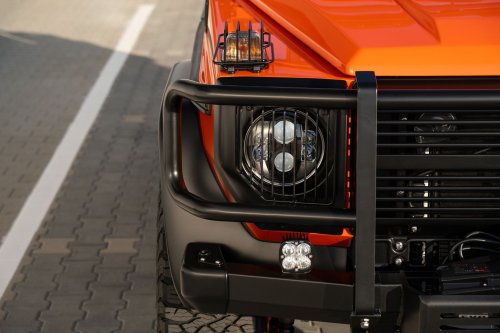 There’s Little “Period-Correct” About EMC’s Orange G-Wagen Restomod