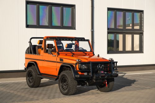 There’s Little “Period-Correct” About EMC’s Orange G-Wagen Restomod