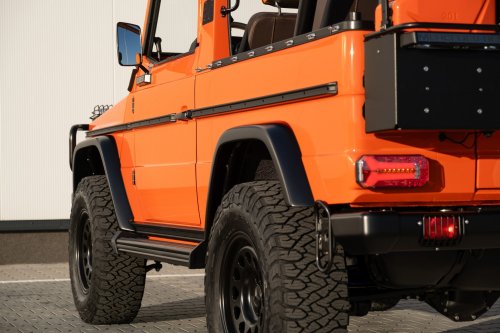 There’s Little “Period-Correct” About EMC’s Orange G-Wagen Restomod
