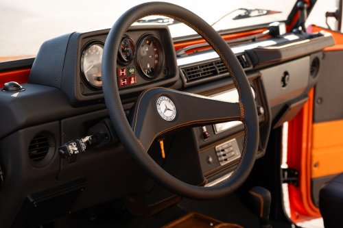 There’s Little “Period-Correct” About EMC’s Orange G-Wagen Restomod