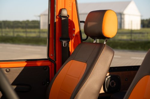 There’s Little “Period-Correct” About EMC’s Orange G-Wagen Restomod