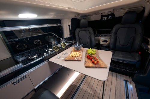 Mercedes, Mercedes’ New Campervan Adds Headroom And A Window To The Sky
