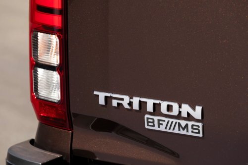 Mitsubishi’s $71,200 Brown Pickup Projects A Horse Onto The Pavement
