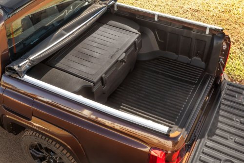 Mitsubishi’s $71,200 Brown Pickup Projects A Horse Onto The Pavement