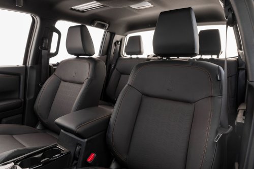 Mitsubishi’s $71,200 Brown Pickup Projects A Horse Onto The Pavement