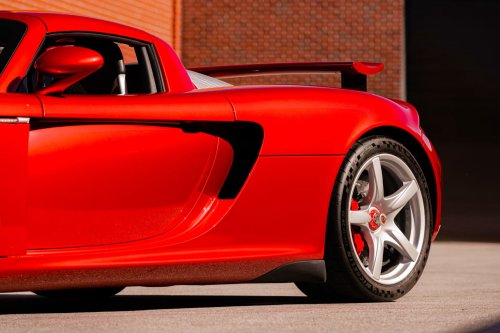 A Ferrari Collector Repainted His Porsche Carrera GT In Ferrari Red