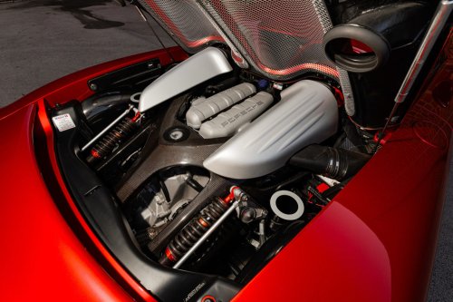 A Ferrari Collector Repainted His Porsche Carrera GT In Ferrari Red