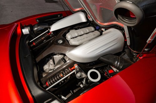 A Ferrari Collector Repainted His Porsche Carrera GT In Ferrari Red