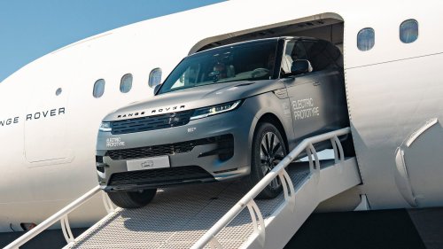 Range Rover, Range Rover Sport, Rover, Range Rover Shoves New EV Sport Out Of An Airplane, But V8 Fans Can Relax