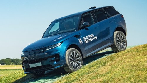 Range Rover Shoves New EV Sport Out Of An Airplane, But V8 Fans Can Relax