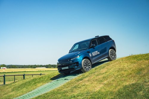 Range Rover Shoves New EV Sport Out Of An Airplane, But V8 Fans Can Relax