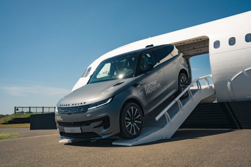 Range Rover, Range Rover Sport, Rover, Range Rover Shoves New EV Sport Out Of An Airplane, But V8 Fans Can Relax