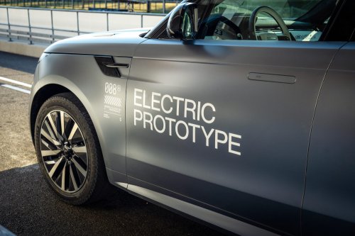 Range Rover Shoves New EV Sport Out Of An Airplane, But V8 Fans Can Relax