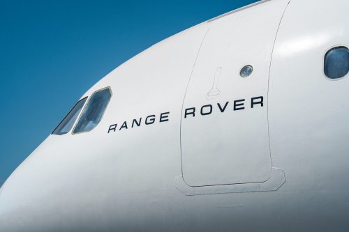 Range Rover Shoves New EV Sport Out Of An Airplane, But V8 Fans Can Relax