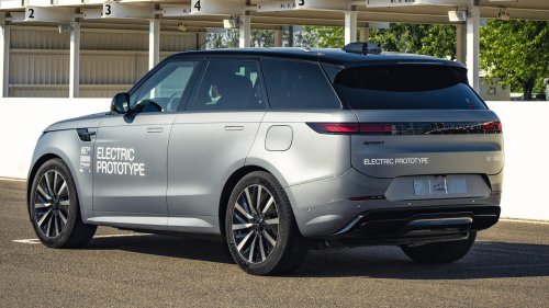 Range Rover Shoves New EV Sport Out Of An Airplane, But V8 Fans Can Relax