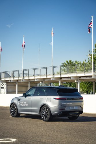 Range Rover Shoves New EV Sport Out Of An Airplane, But V8 Fans Can Relax