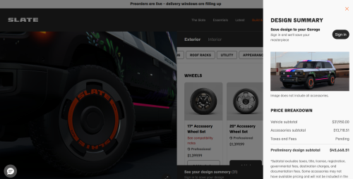 Slate, Slate’s $25K Truck Can Option Its Way Past $46K, And You Still Crank Your Windows