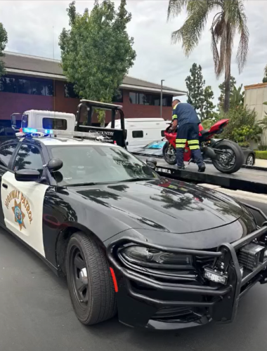 A Motorcyclist Did 130 MPH To Escape The CHP, He Forgot To Look Up