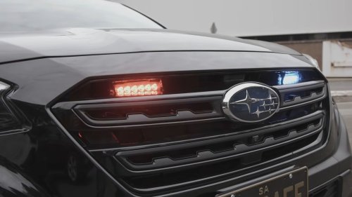 These Subarus And Land Cruisers Only Look Like Cop Cars After Dark