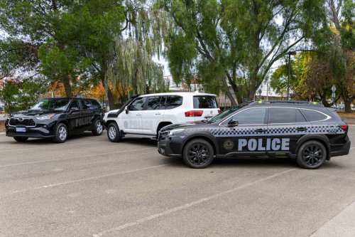 These Subarus And Land Cruisers Only Look Like Cop Cars After Dark
