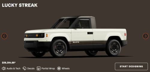 Slate’s $25K EV Truck Adds Themed Starter Packs Without Blowing Past $29K