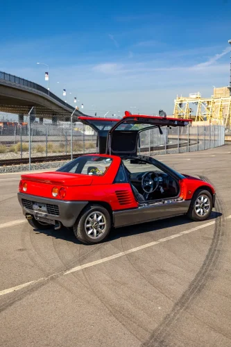 Suzuki’s Tiny Mid-Engine Supercar Has Gullwing Doors And Just 64 HP