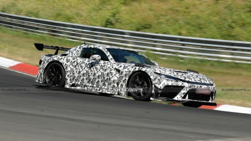 Toyota, Porsche 911 GT3 RS, Porsche, Porsche 911, Hardcore Toyota GR GT Spied Chasing Down A Porsche 911 GT3 RS