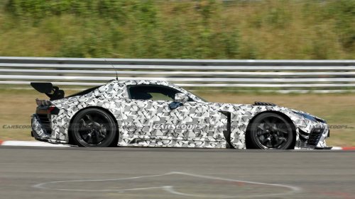 Hardcore Toyota GR GT Spied Chasing Down A Porsche 911 GT3 RS