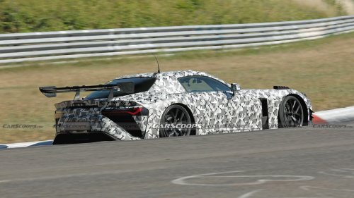 Hardcore Toyota GR GT Spied Chasing Down A Porsche 911 GT3 RS