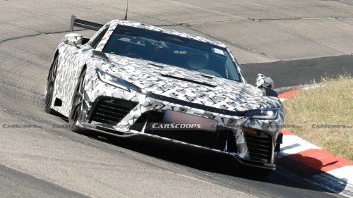 Hardcore Toyota GR GT Spied Chasing Down A Porsche 911 GT3 RS