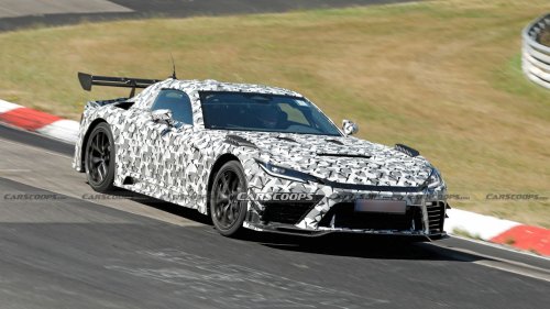 Hardcore Toyota GR GT Spied Chasing Down A Porsche 911 GT3 RS