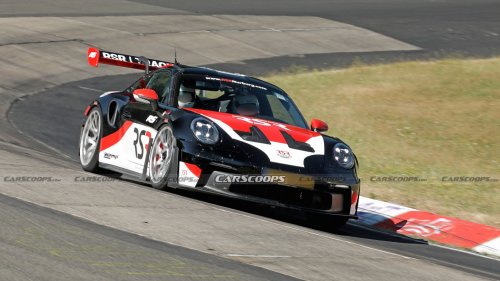 Hardcore Toyota GR GT Spied Chasing Down A Porsche 911 GT3 RS