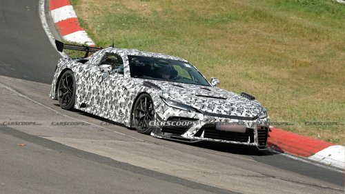 Hardcore Toyota GR GT Spied Chasing Down A Porsche 911 GT3 RS