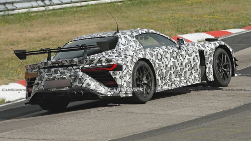 Hardcore Toyota GR GT Spied Chasing Down A Porsche 911 GT3 RS