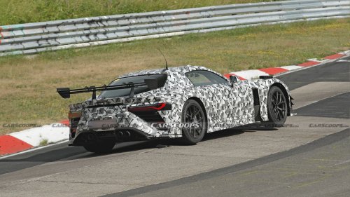Hardcore Toyota GR GT Spied Chasing Down A Porsche 911 GT3 RS