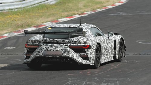 Hardcore Toyota GR GT Spied Chasing Down A Porsche 911 GT3 RS