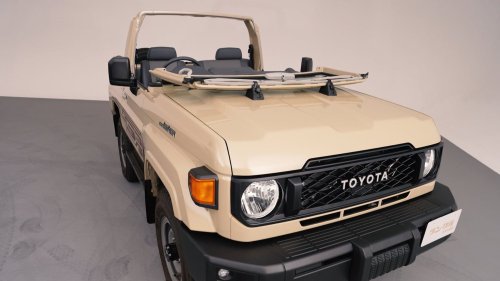Toyota, Toyota Land Cruiser, Toyota’s Shortest Land Cruiser Has A Windshield That Folds Flat For Throwing Lassos
