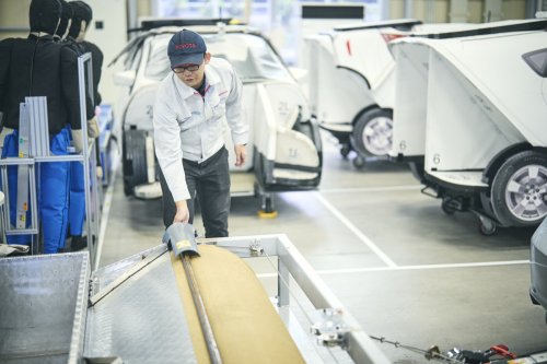 Toyota, Toyota Developed A Giant Rolling Sponge To Speed Testing And Development