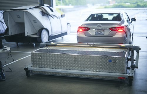 Toyota, Toyota Developed A Giant Rolling Sponge To Speed Testing And Development