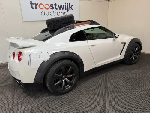 Someone Lifted A Nissan GT-R, Bolted A Spare To The Roof, And Called It An Off-Roader