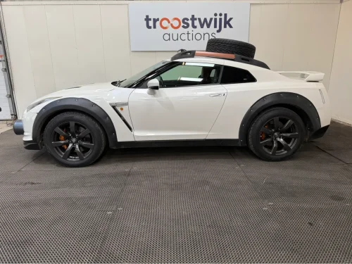Someone Lifted A Nissan GT-R, Bolted A Spare To The Roof, And Called It An Off-Roader
