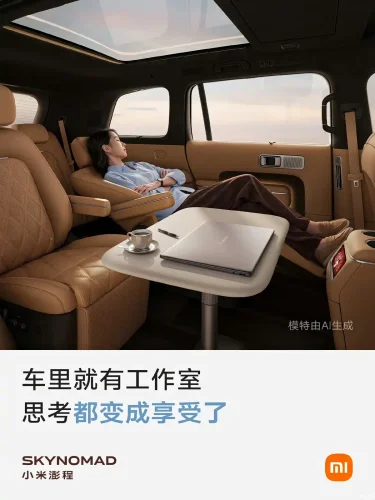 Xiaomi’s Biggest SUV Has Front Seats That Spin Around To Face A Table