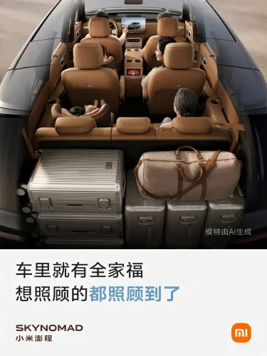 Xiaomi, SUV, Xiaomi’s Biggest SUV Has Front Seats That Spin Around To Face A Table