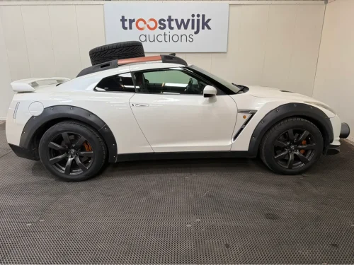 Someone Lifted A Nissan GT-R, Bolted A Spare To The Roof, And Called It An Off-Roader