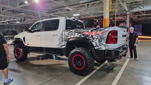 Ram And Fox Factory Show A Lowered Muscle Truck And A TRX Concept