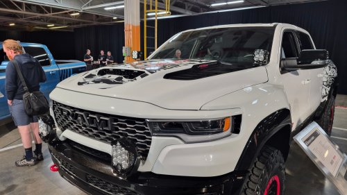 Ram And Fox Factory Show A Lowered Muscle Truck And A TRX Concept