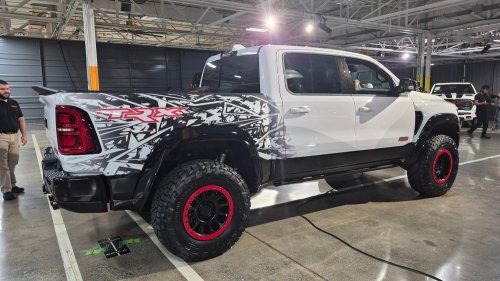 RAM, Ram And Fox Factory Show A Lowered Muscle Truck And A TRX Concept